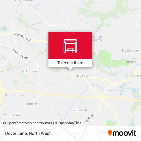 Dover Lane map