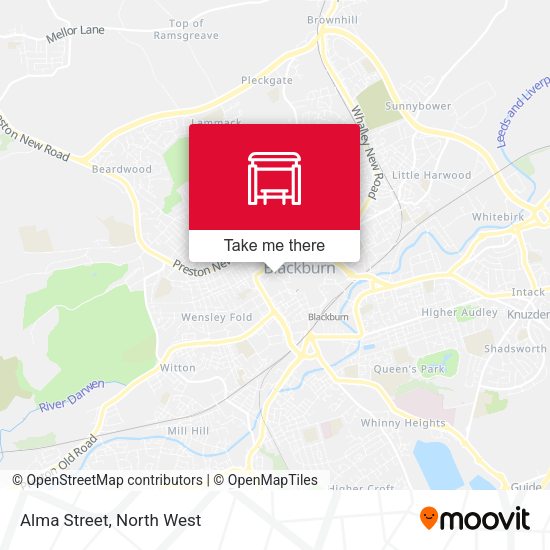 Alma Street map
