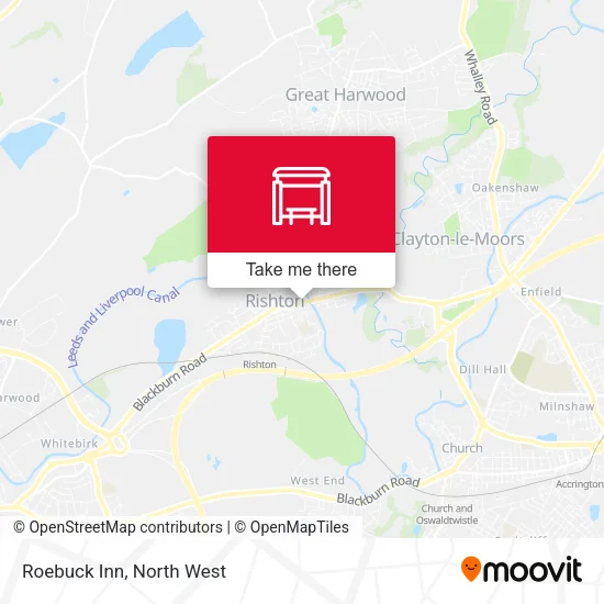 Roebuck Inn map