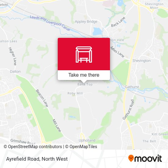Ayrefield Road map