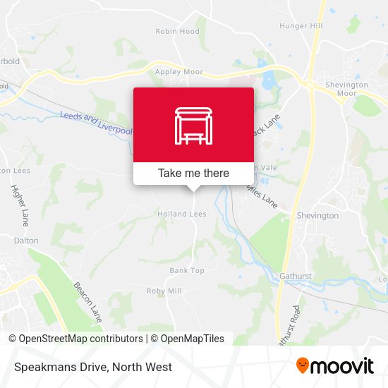 Speakmans Drive map