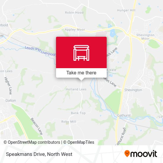 Speakmans Drive map