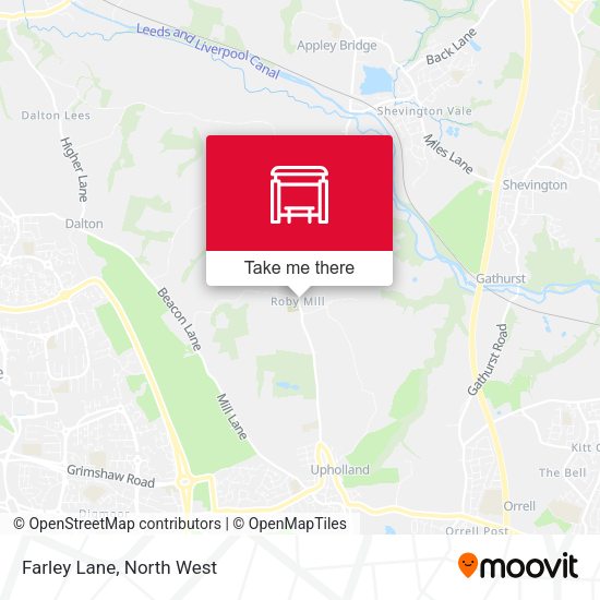 Farley Lane map