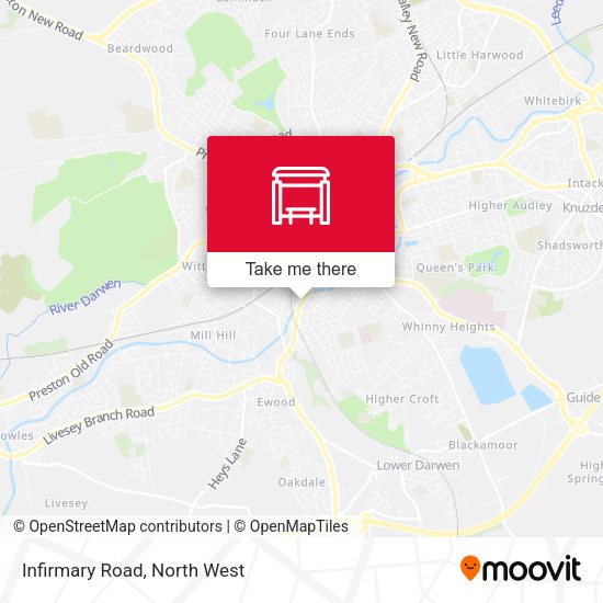 Infirmary Road map