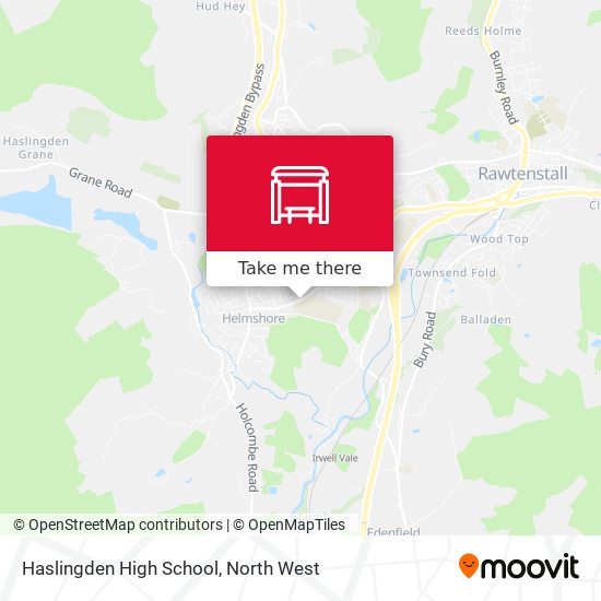 Haslingden High School map