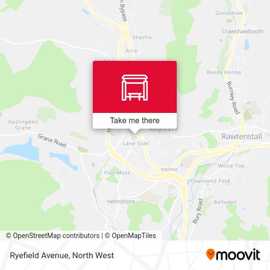 Ryefield Avenue map