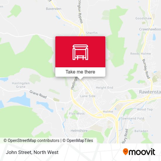 John Street map