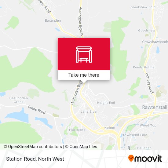 Station Road map