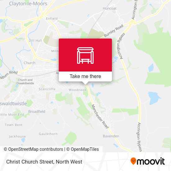 Christ Church Street map