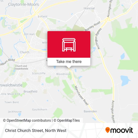 Christ Church Street map
