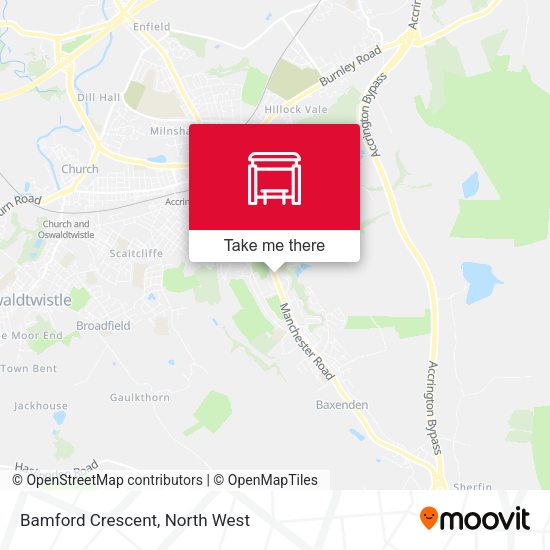 Bamford Crescent map