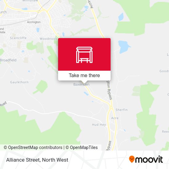Alliance Street map