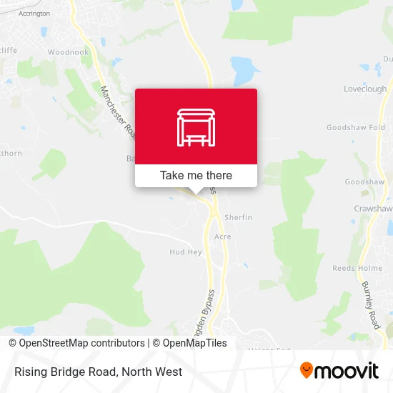 Rising Bridge Road map