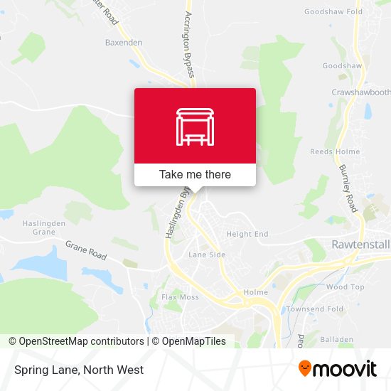 Spring Lane map