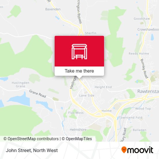 John Street map