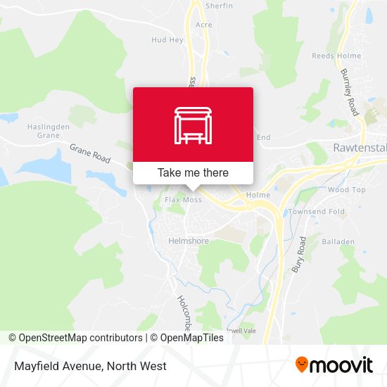 Mayfield Avenue map