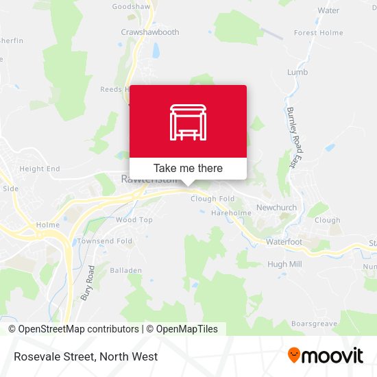 Rosevale Street map