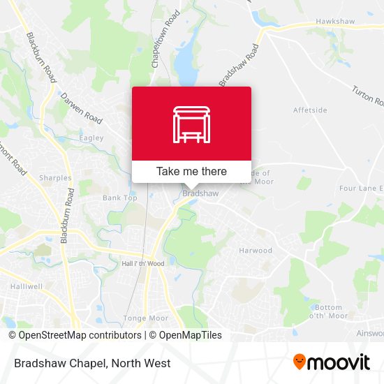 Bradshaw Chapel map