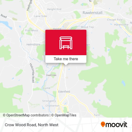 Crow Wood Road map