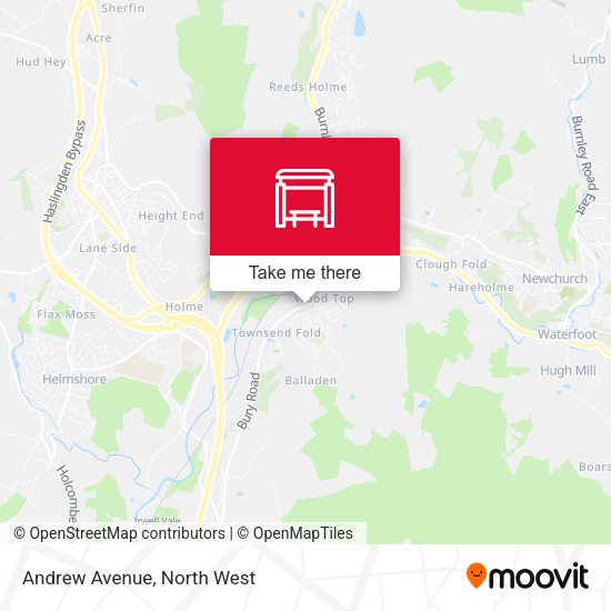 Andrew Avenue map