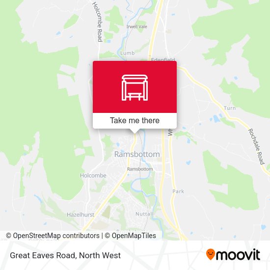 Great Eaves Road map