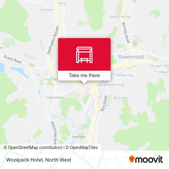 Woolpack Hotel map