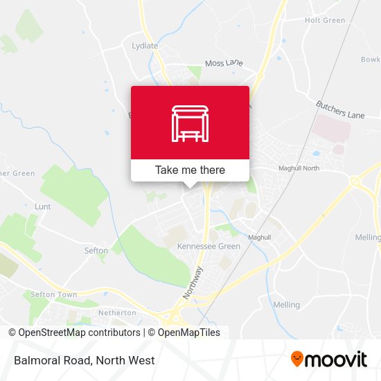 Balmoral Road map