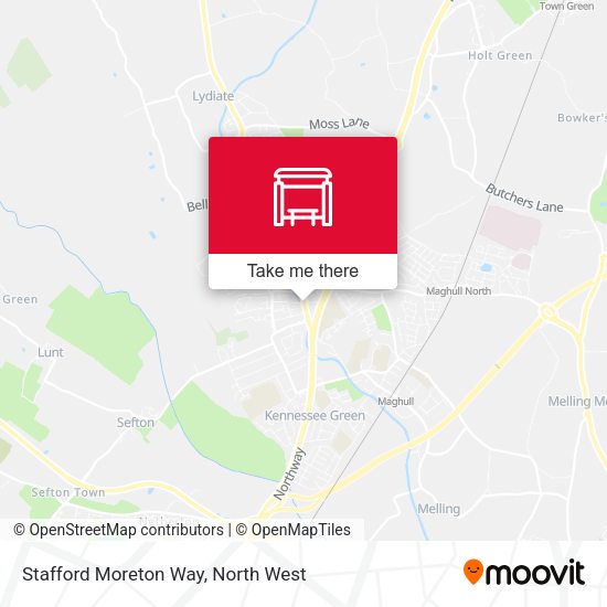Stafford Moreton Way map