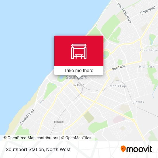 Southport Station map