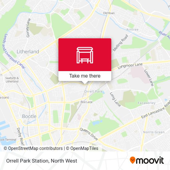 Orrell Park Station map