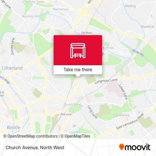 Church Avenue map