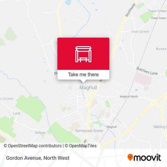 Gordon Avenue map