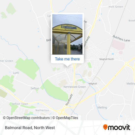 Balmoral Road map