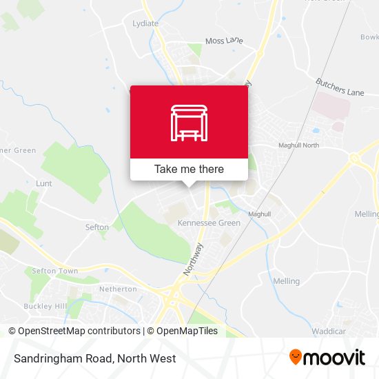 Sandringham Road map