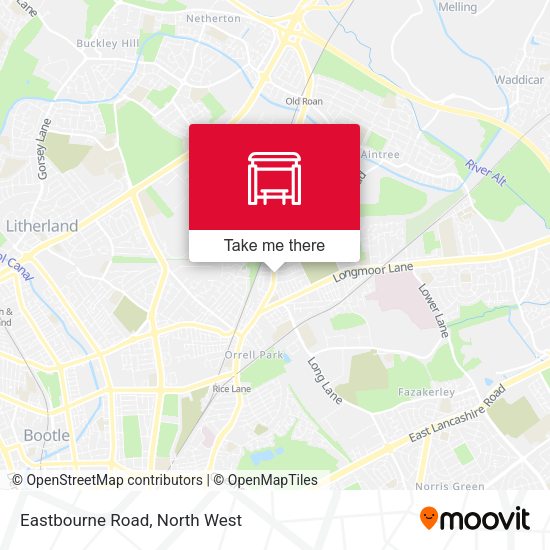 Eastbourne Road map