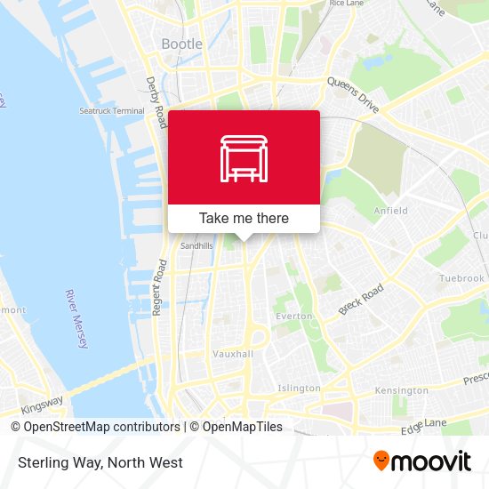 Sterling Way map