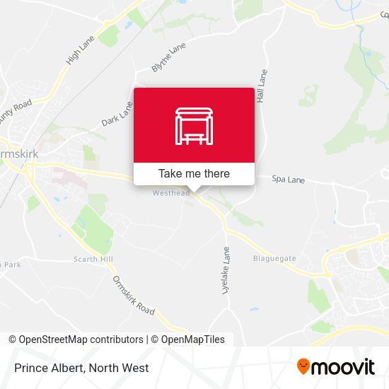 Prince Albert map