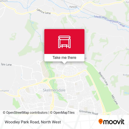 Woodley Park Road map
