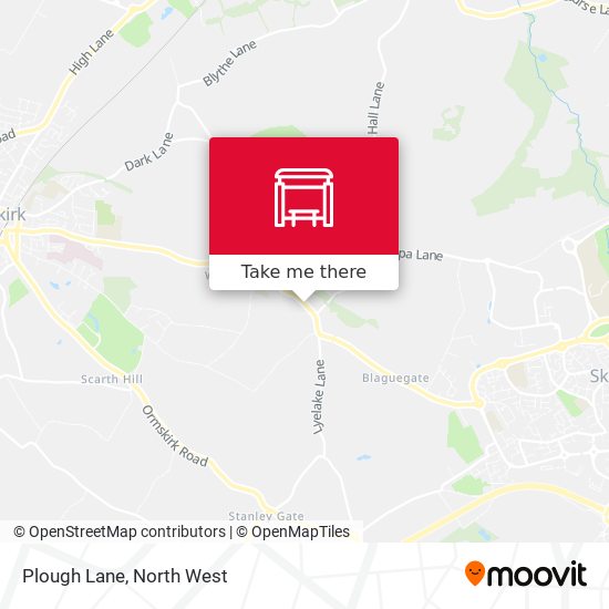 Plough Lane map