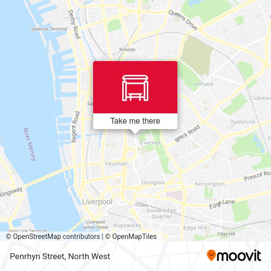 Penrhyn Street map