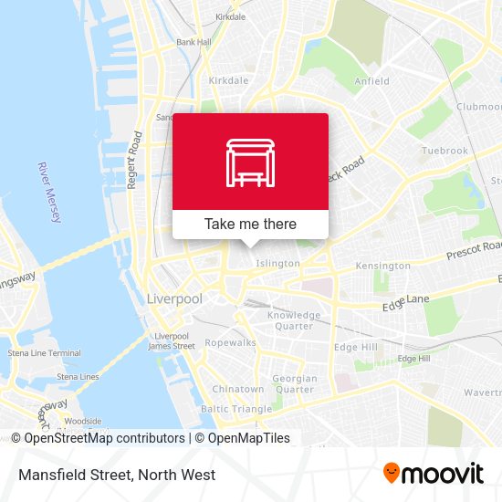 Mansfield Street map