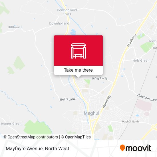 Mayfayre Avenue map