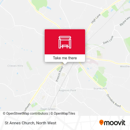 St Annes Church map