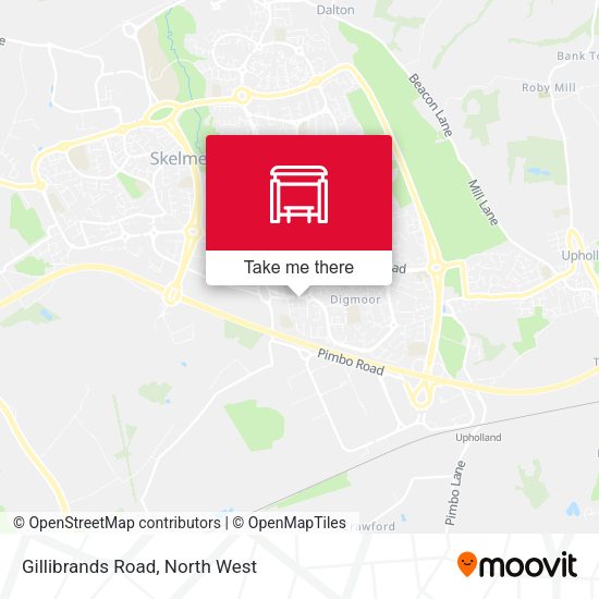 Gillibrands Road map