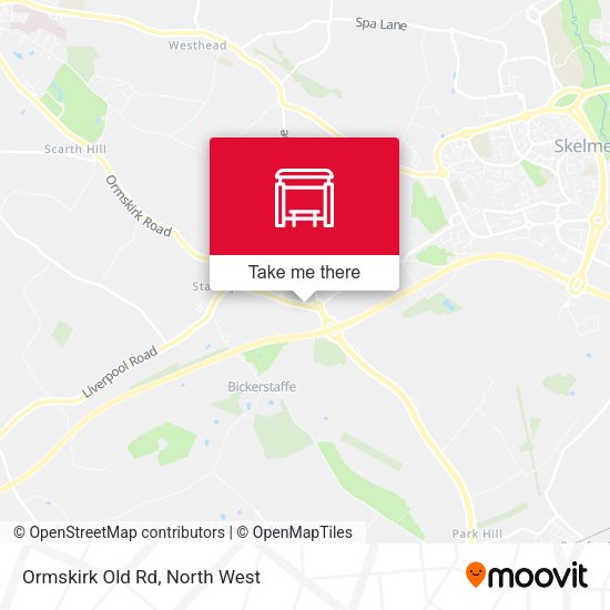 Ormskirk Old Rd map