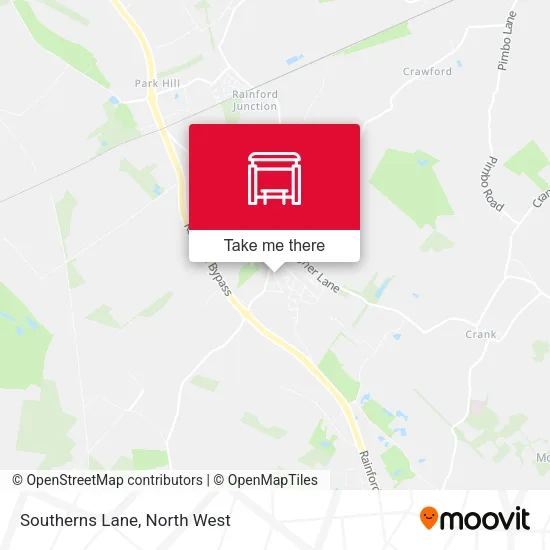 Southerns Lane map