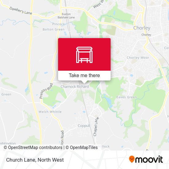 Church Lane map