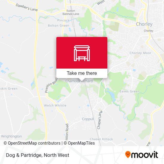 Dog & Partridge map