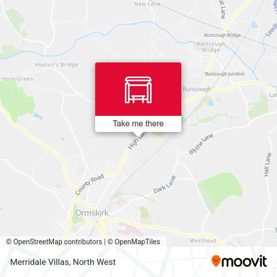 Merridale Villas map