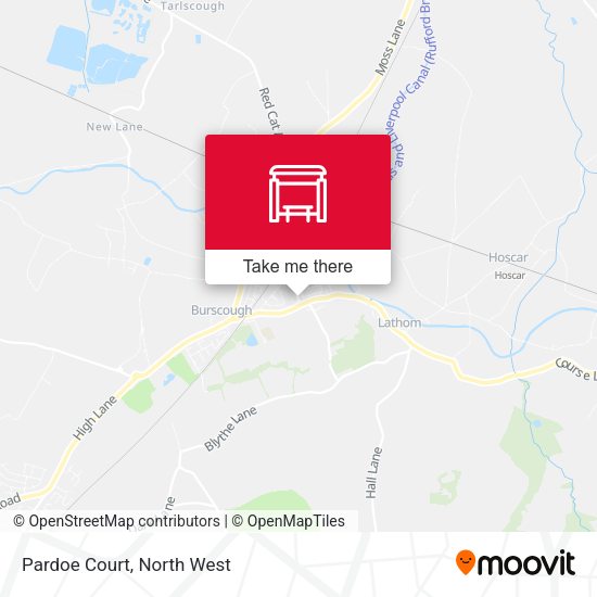 Pardoe Court map